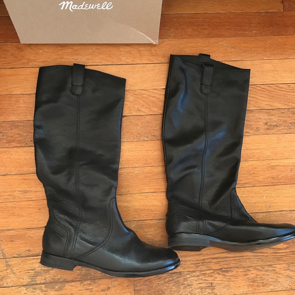 Black Madewell riding boots size 9